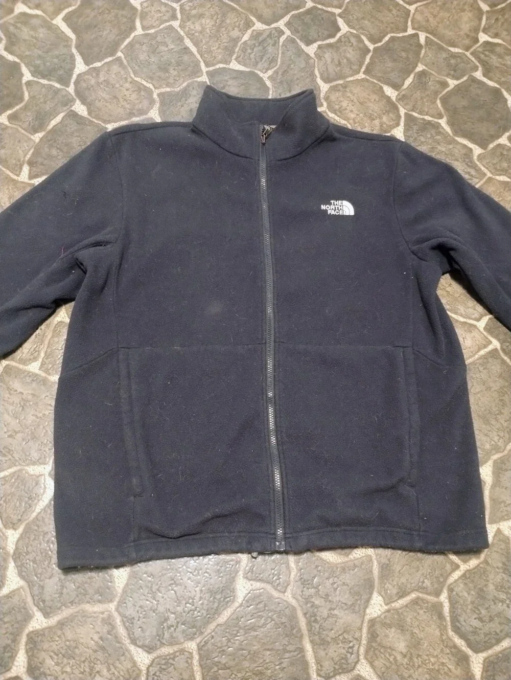 The North Face mens full zip fleece jacket Size XL